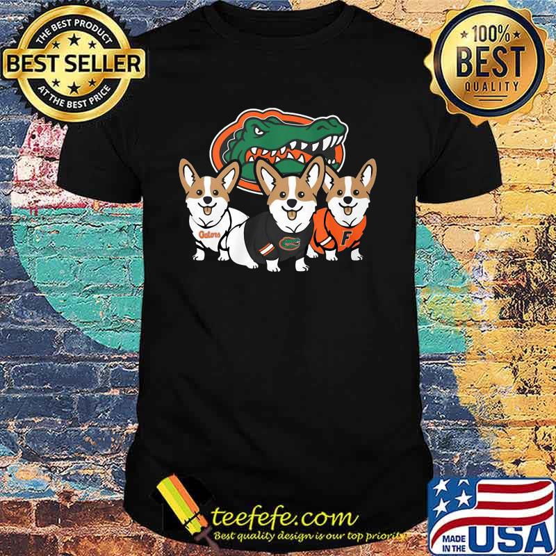 Corgi dog florida gators logo shirt Corgi dog florida gators logo shirt