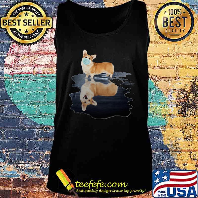 Corgi dog mask water reflection s Tank top Corgi dog mask water reflection s Tank top