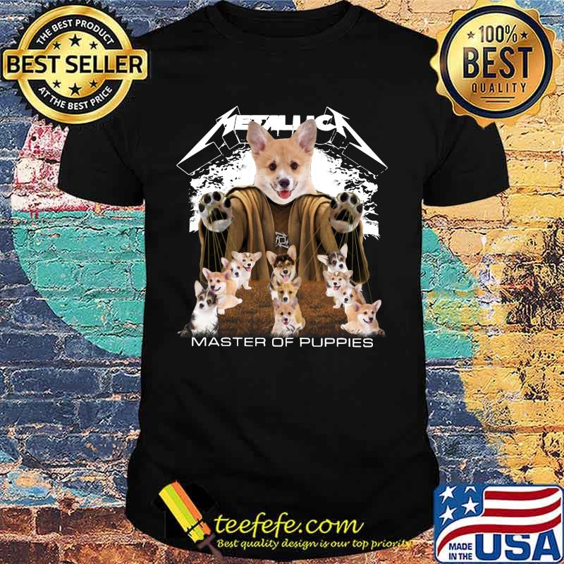 Corgi metallica master of puppies shirt