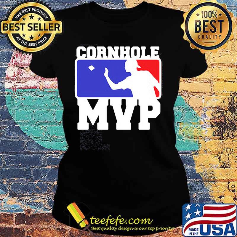 Cornhole mvp baseball logo s Ladies tee Cornhole mvp baseball logo s Ladies tee