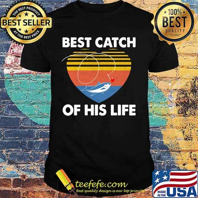 Couple Fishing Best catch of this life vintage retro shirt