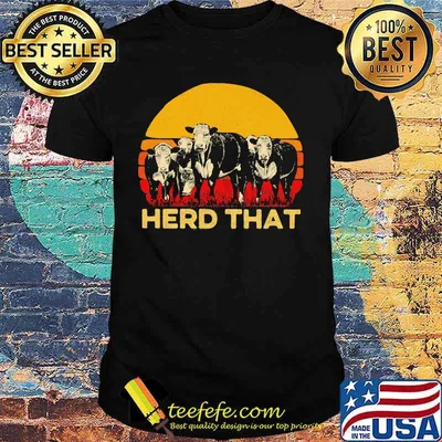 Cow Herd that Vintage retro shirt