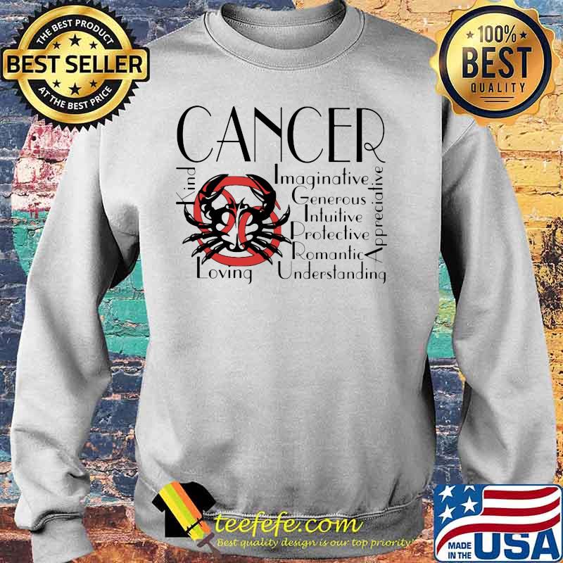 Crab Cancer Kind Imaginative Generous Intuitive Protective Romantic Understanding Appreciative Loving s Sweater Crab Cancer Kind Imaginative Generous Intuitive Protective Romantic Understanding Appreciative Loving s Sweater