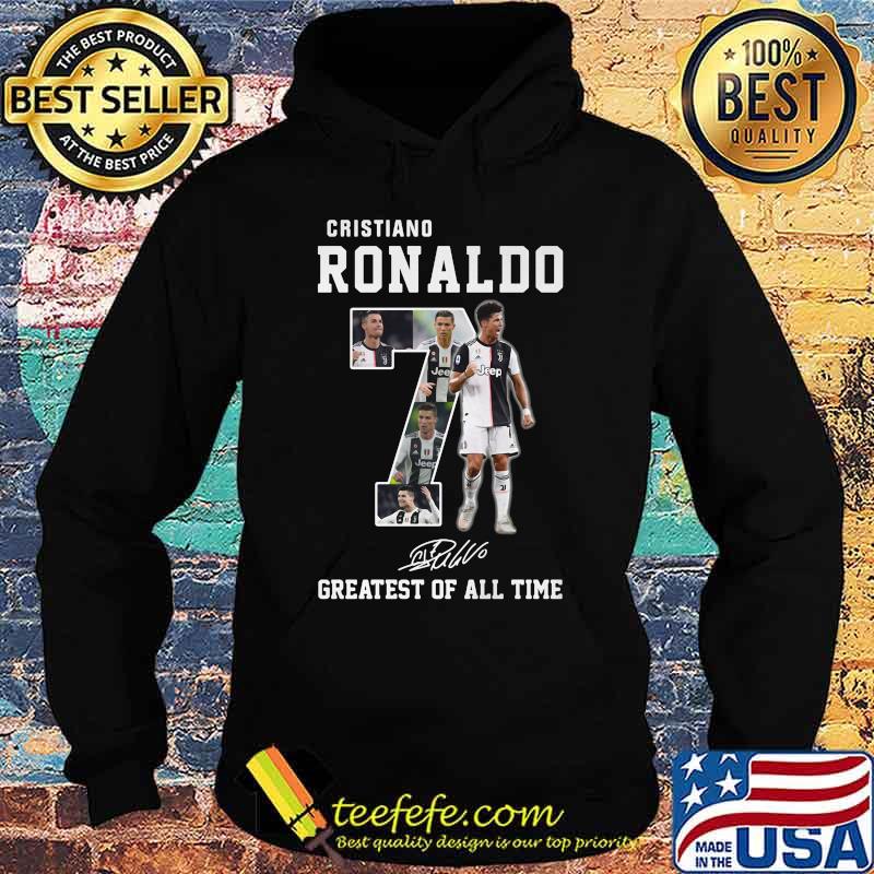 Cristiano ronaldo 7 greatest of all time signature s Hoodie Cristiano ronaldo 7 greatest of all time signature s Hoodie