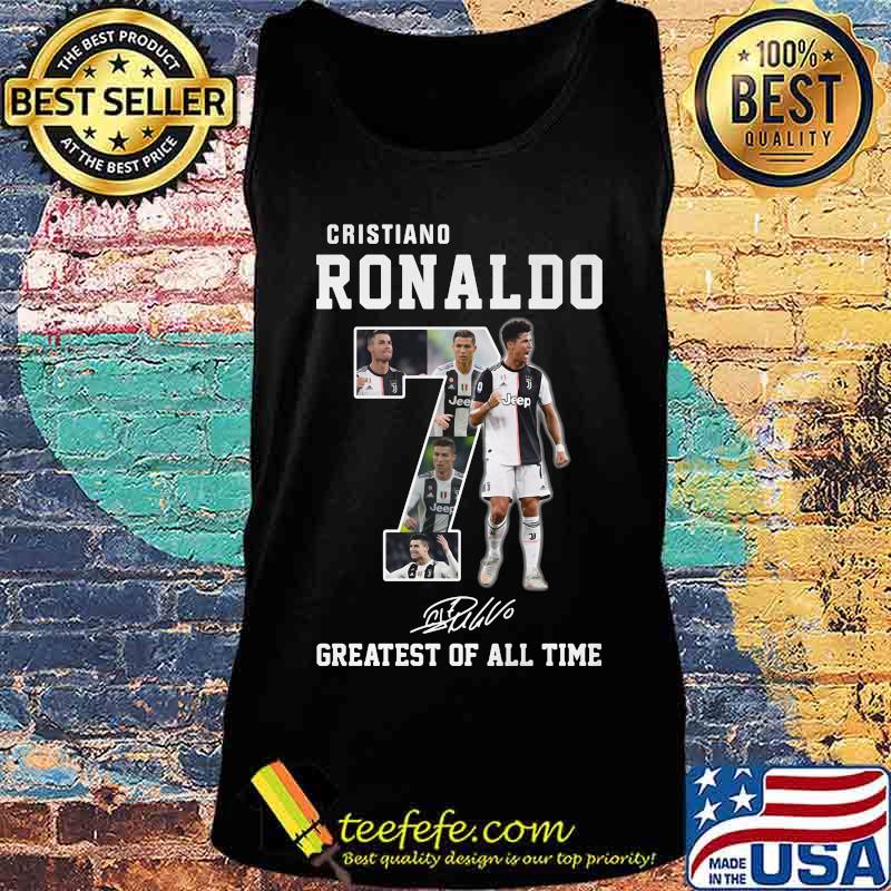 Cristiano ronaldo 7 greatest of all time signature s Tank top Cristiano ronaldo 7 greatest of all time signature s Tank top
