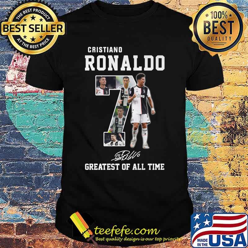 Cristiano ronaldo 7 greatest of all time signature shirt Cristiano ronaldo 7 greatest of all time signature shirt