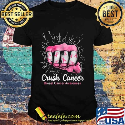Crush cancer breast cancer awareness shirt