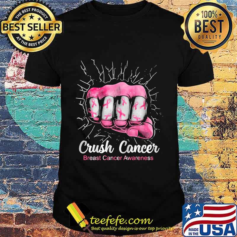 Crush cancer breast cancer awareness shirt