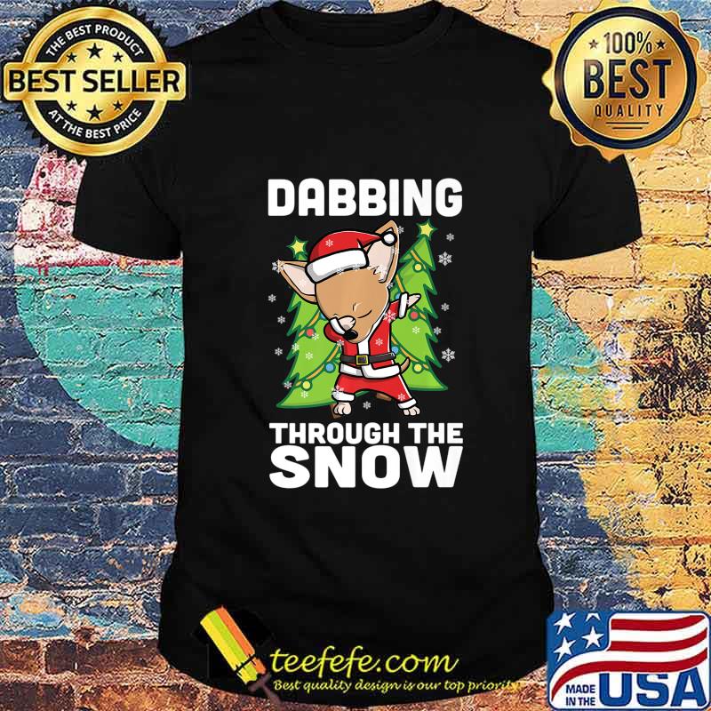 Dabbing Through The Snow Chihuahua Christmas Dog Premium T-Shirt Dabbing Through The Snow Chihuahua Christmas Dog Premium T-Shirt