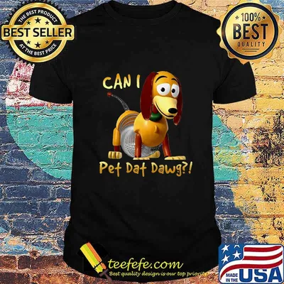 Dachshund can i pet dat dawg black shirt