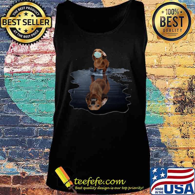 Dachshund dog mask water reflection s Tank top Dachshund dog mask water reflection s Tank top