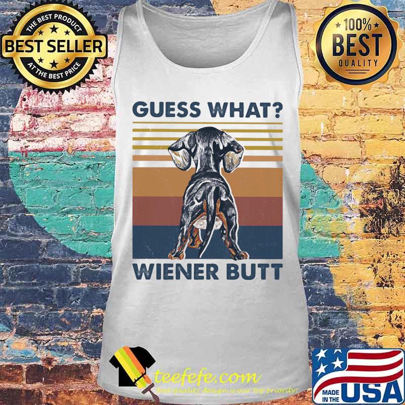 Dachshund guess what weiner butt vintage retro s Tank top Dachshund guess what weiner butt vintage retro s Tank top