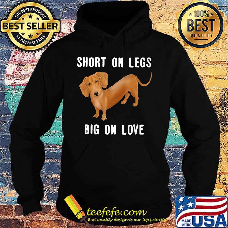 Dachshund short on legs big on love s Hoodie Dachshund short on legs big on love s Hoodie