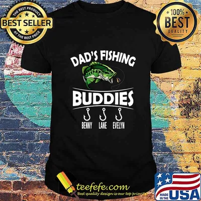 Dad's fishing buddies benny lane evelyn shirt