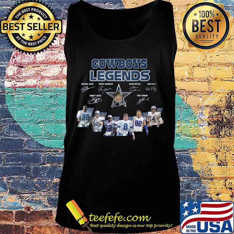 Dallas cowboys football team legends signatures s Tank top Dallas cowboys football team legends signatures s Tank top