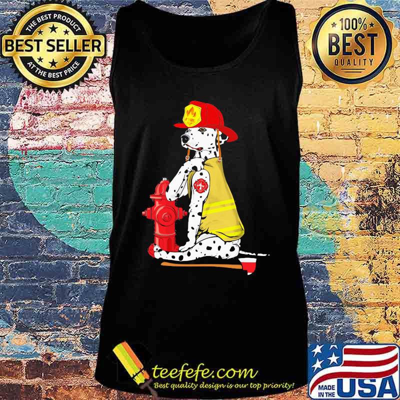 Dalmatian firefighters tattoos logo s Tank top Dalmatian firefighters tattoos logo s Tank top