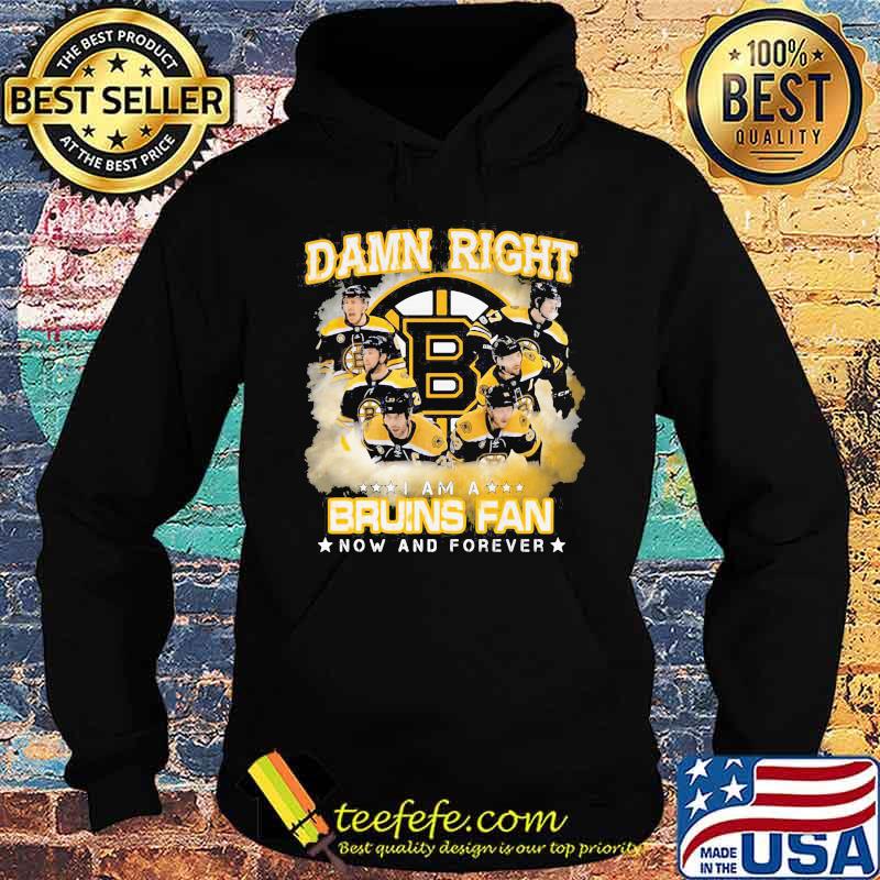 Damn right i am a boston bruins fan now and forever stars s Hoodie Damn right i am a boston bruins fan now and forever stars s Hoodie
