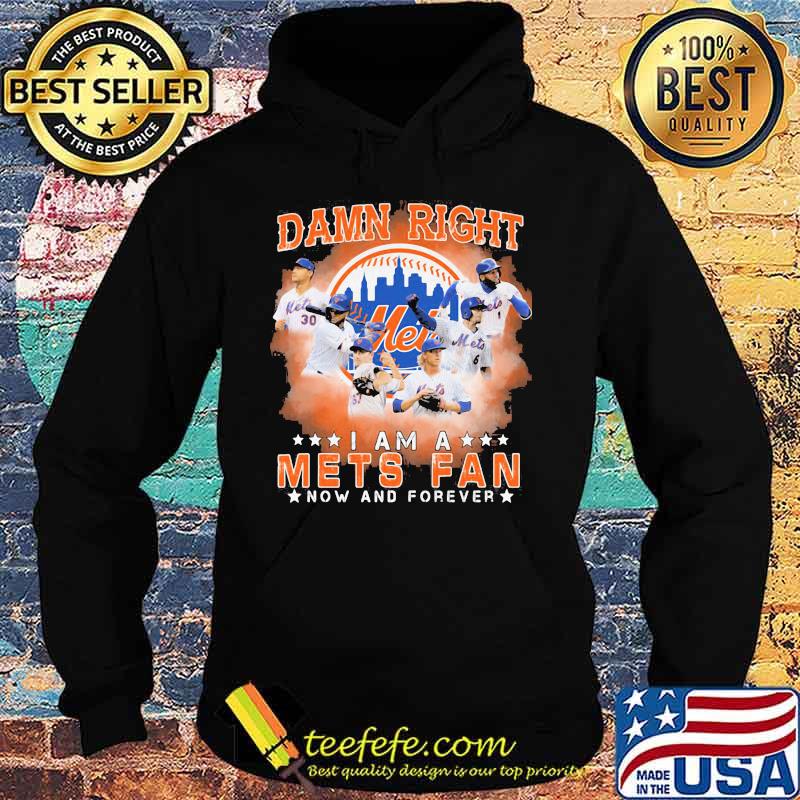 Damn right i am a new york mets fan now and forever stars s Hoodie Damn right i am a new york mets fan now and forever stars s Hoodie