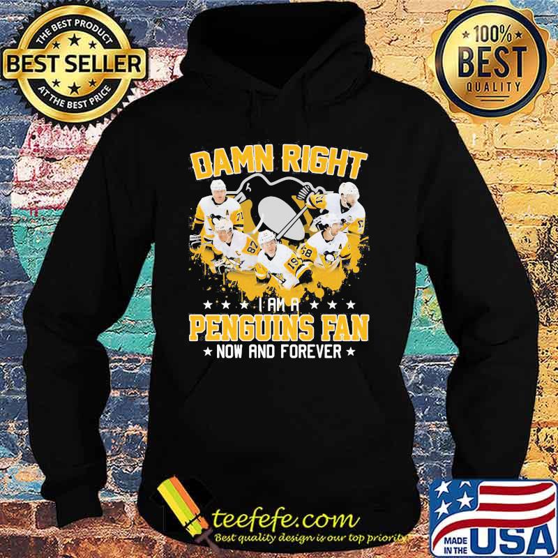 Damn right i am a pittsburgh penguins fan now and forever stars s Hoodie Damn right i am a pittsburgh penguins fan now and forever stars s Hoodie