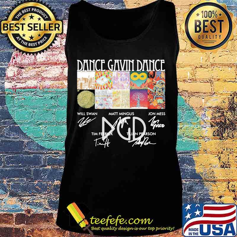 Dance gavin dance members signatures signature s Tank top Dance gavin dance members signatures signature s Tank top