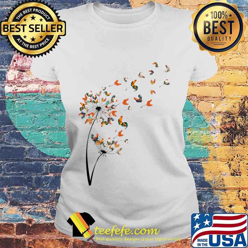 Dandelion Chicken Flower T-Shirt Floral Chickens Tree Lover T-Shirt Laides tee Dandelion Chicken Flower T-Shirt Floral Chickens Tree Lover T-Shirt Laides tee