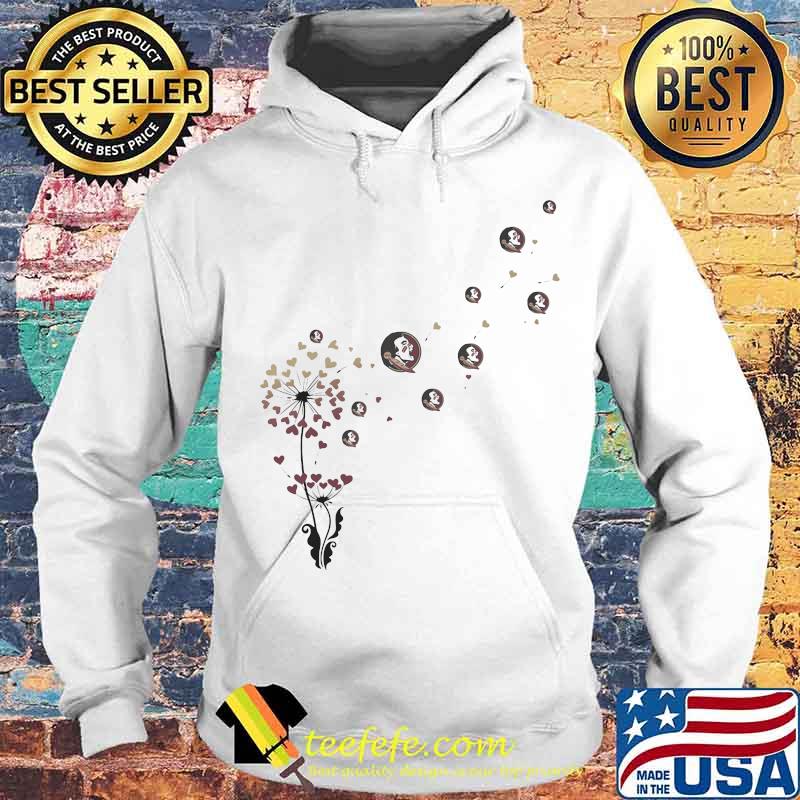 Dandelion flower florida state seminoles logo hearts s Hoodie Dandelion flower florida state seminoles logo hearts s Hoodie