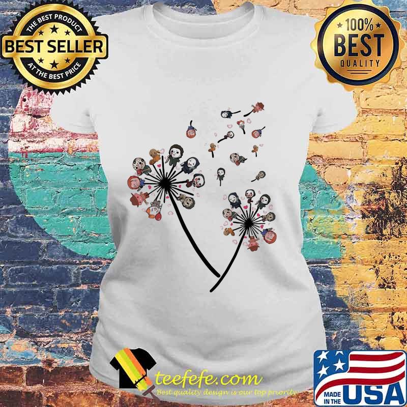 Dandelion flower horror characters s Laides tee Dandelion flower horror characters s Laides tee