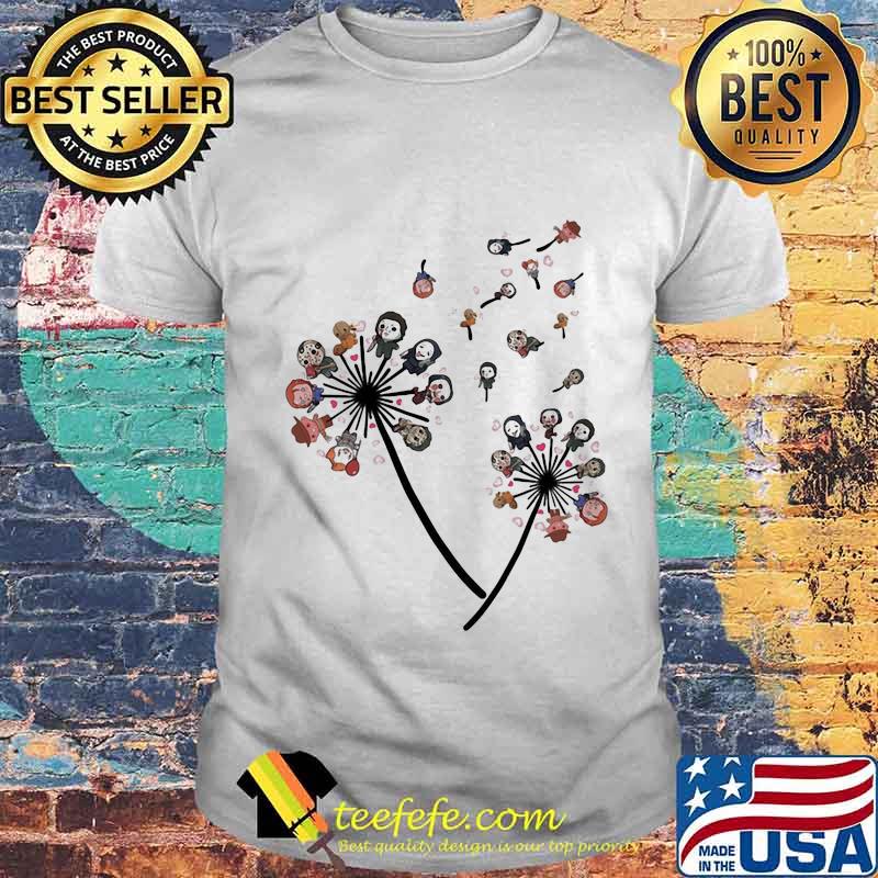 Dandelion flower horror characters shirt Dandelion flower horror characters shirt