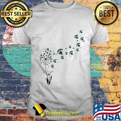 Dandelion flower michigan state spartans logo hockey shirt