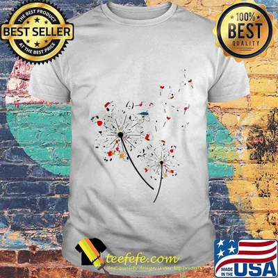 Dandelion flower snoopy cartoon shirt
