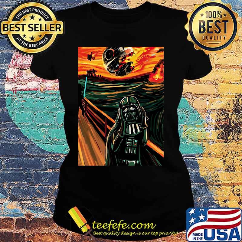 Darth vader scream star wars art s Ladies tee Darth vader scream star wars art s Ladies tee