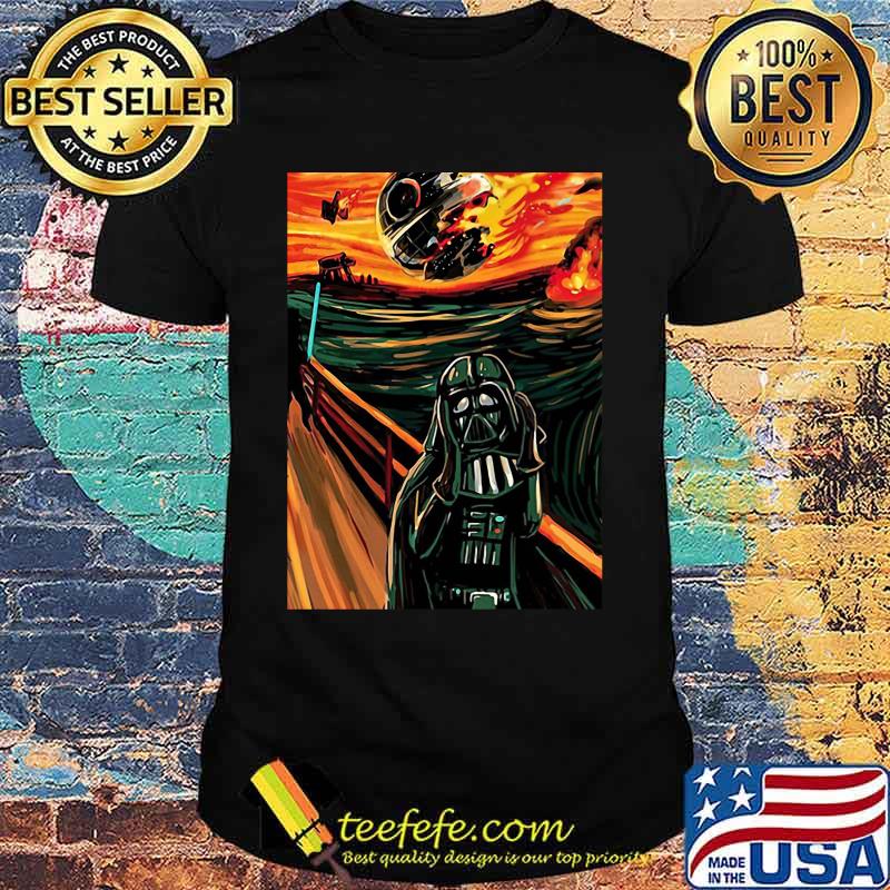 Darth vader scream star wars art shirt