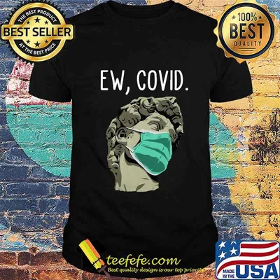 David canvas mask ew covid-19 shirt