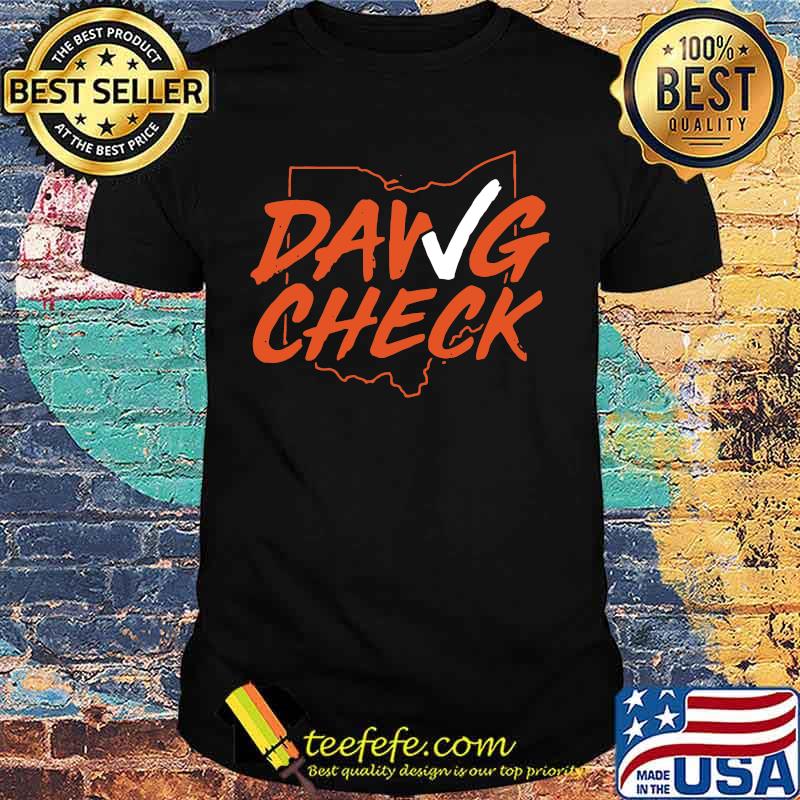 Dawg check ohio map shirt