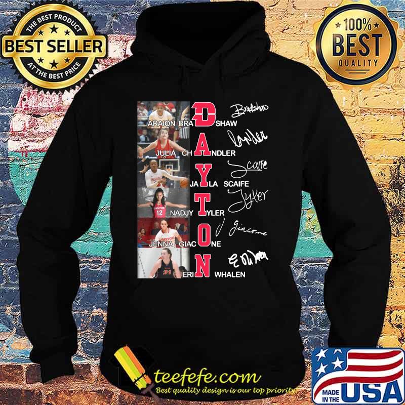 Dayton flyers women's basketball players signatures s Hoodie Dayton flyers women's basketball players signatures s Hoodie