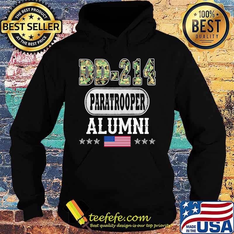 DD-214 paratrooper alumni American flag s Hoodie DD-214 paratrooper alumni American flag s Hoodie