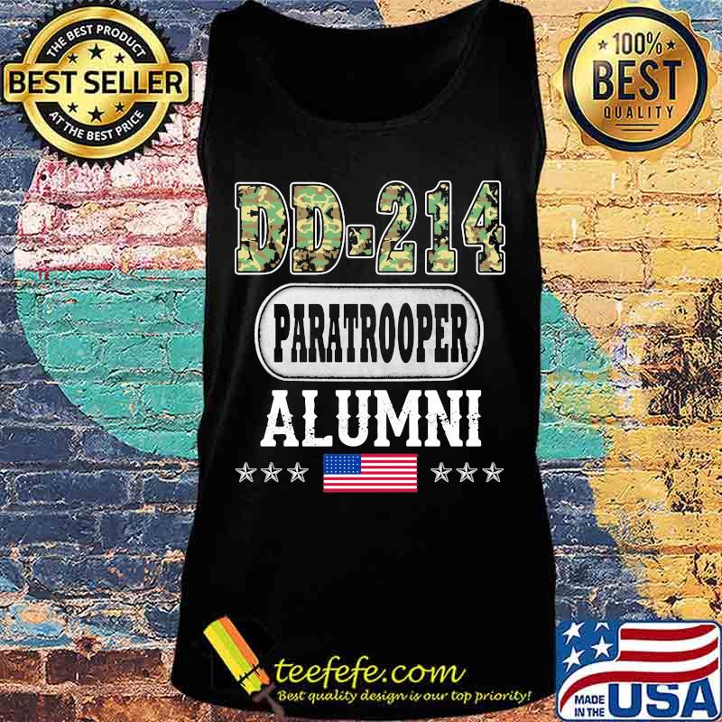 DD-214 paratrooper alumni American flag s Tank top DD-214 paratrooper alumni American flag s Tank top