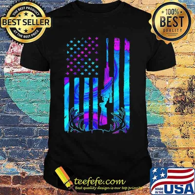 Deer american flag independence day shirt