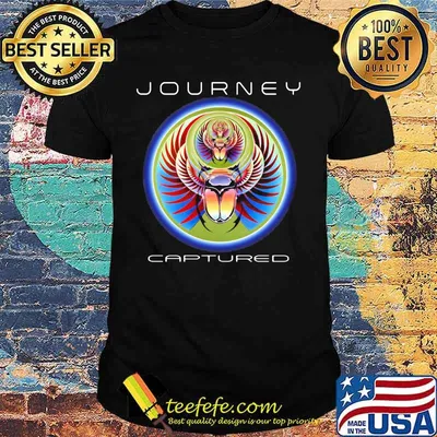 Def leppard band journey captured shirt