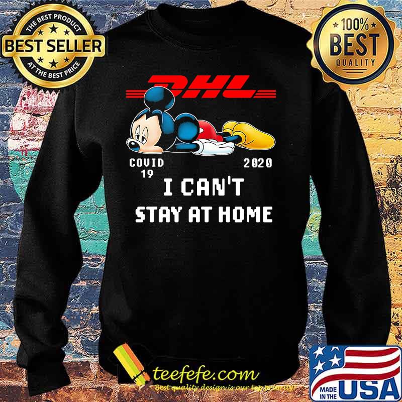 Dhl mickey mouse covid-19 2020 i can't stay at home s Sweater Dhl mickey mouse covid-19 2020 i can't stay at home s Sweater