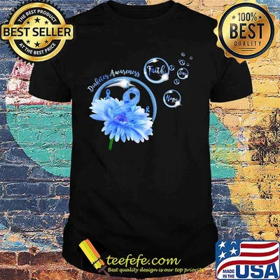Diabetes awareness faith love hope flowers shirt
