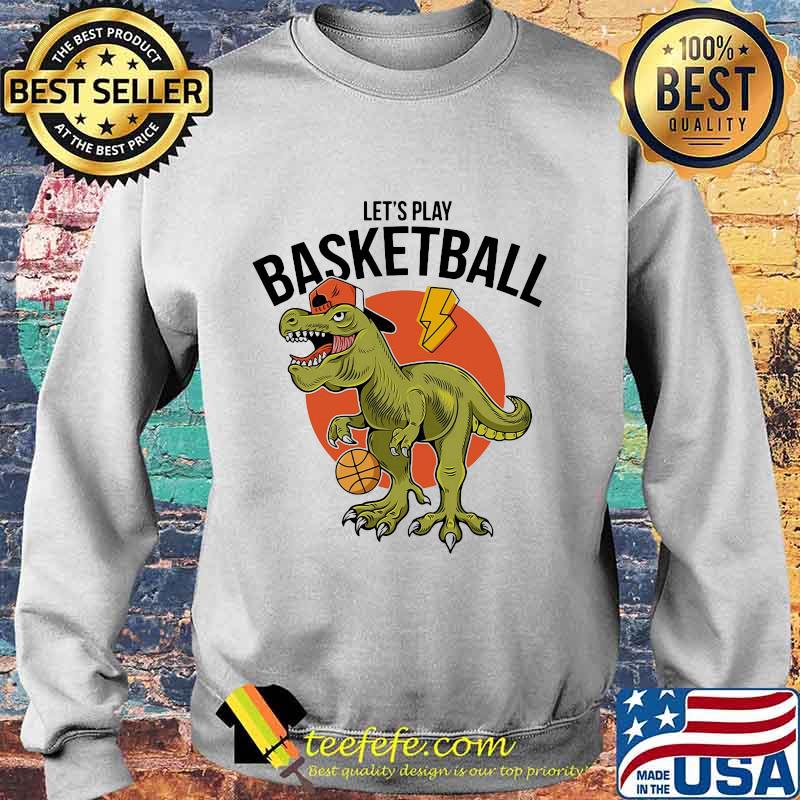 Dinosaur let's play basketball sunset s Sweater Dinosaur let's play basketball sunset s Sweater