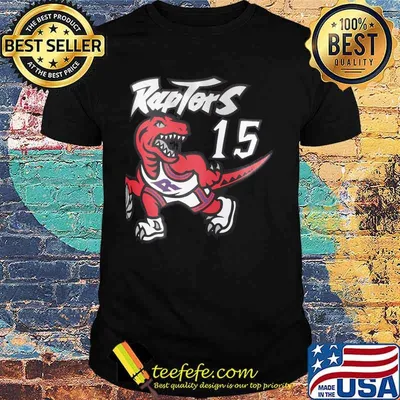 Dinosaur nba toronto raptors 15# vince carter shirt