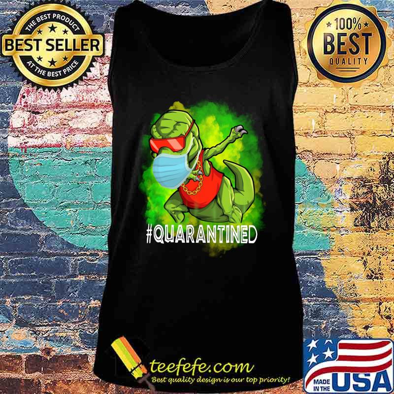 Dinosaur wear mask quarantined s Tank top Dinosaur wear mask quarantined s Tank top