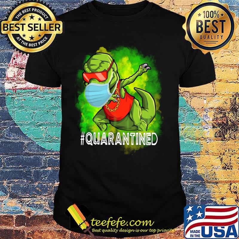 Dinosaur wear mask quarantined shirt Dinosaur wear mask quarantined shirt
