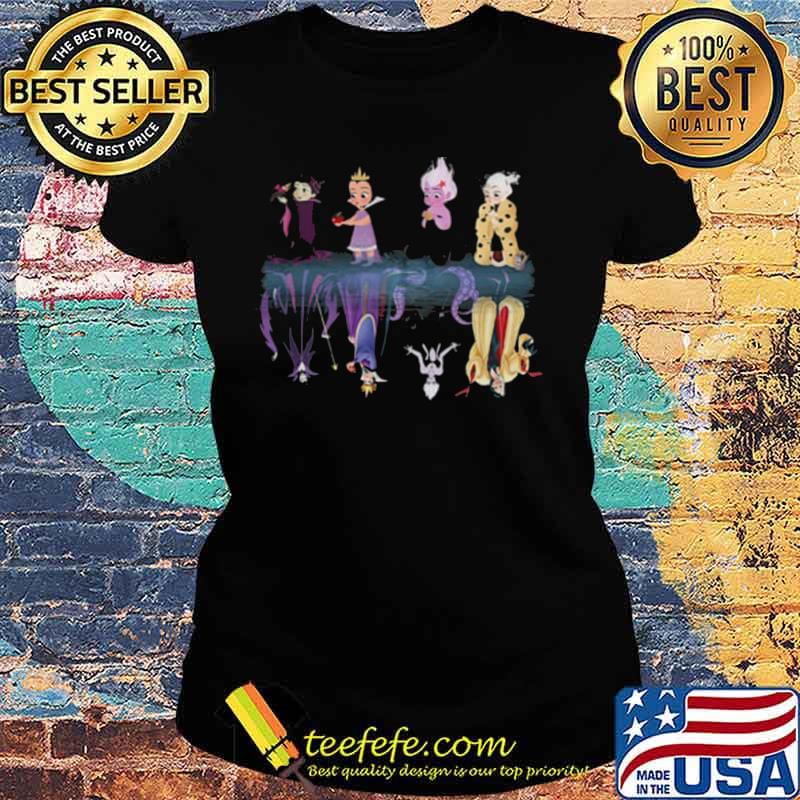 Disney cruella de vil water reflection s Ladies tee Disney cruella de vil water reflection s Ladies tee