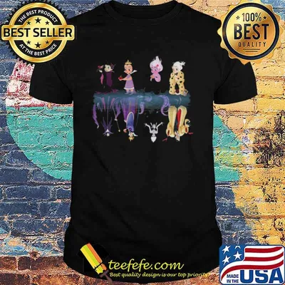 Disney cruella de vil water reflection shirt