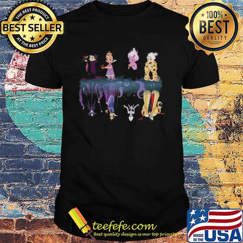 Disney cruella de vil water reflection shirt
