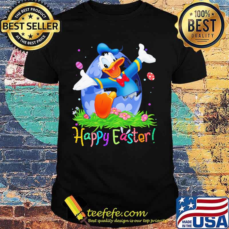 Disney donald duck happy easter flower shirt