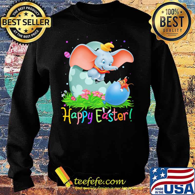 Disney dumbo elephant happy easter flower s Sweater Disney dumbo elephant happy easter flower s Sweater